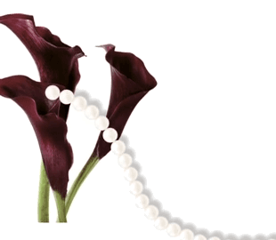Calla Lily Floral Drape