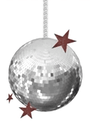 Hanging Disco Ball Left